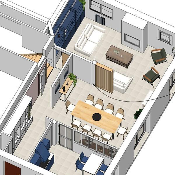 Plans techniques et images en 3D